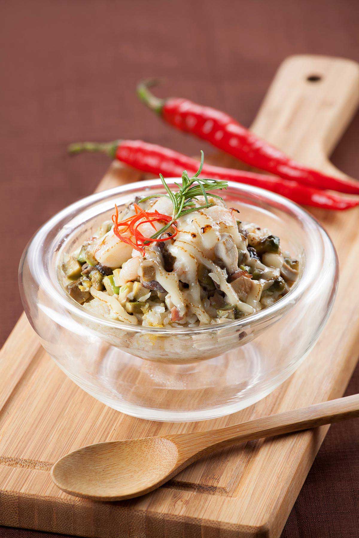 美式牛油果蟹肉炒饭